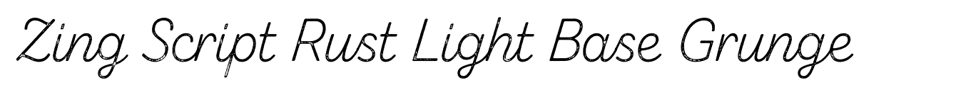 Zing Script Rust Light Base Grunge image